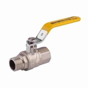 Кран кульовий Thermo Alliance Forte SF605G40 латунний для газу 1 1/2" ВЗ з ручкою-важелем (SF605G40)
