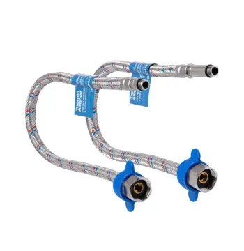 Гнучка підводка для змішувача Thermo Alliance SD396W150 Standart латунна M10 150 см (SD396W150)