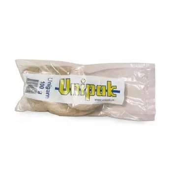Лляне волокно Unipak Unigarn 100 г у косичці (1500010)