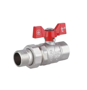 Кран кульовий Thermo Alliance Forte SF220W20 латунний прямий з американкою 3/4 (SF220W20)