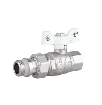 Кран кульовий "Американка" Thermo Alliance Forte 1/2" з антипротіканням прямий SF222W15