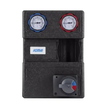 Насосна група Icma R001 з правим підключенням 1 1/2" без насоса (93R001AED53)