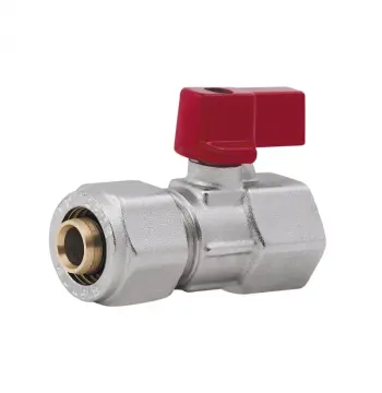Кран кульовий Thermo Alliance Forte 16х1/2" ВР латунний обтискний (SF264W15)