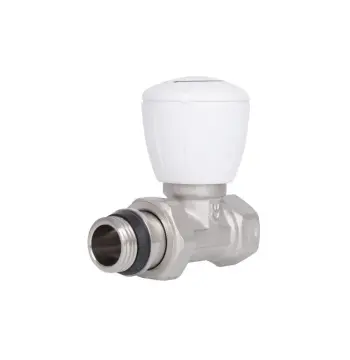 Кран радіаторний Thermo Alliance Standart Powerful 1/2" ВЗ з антипротіканням прямий SF230W15 SF230W15