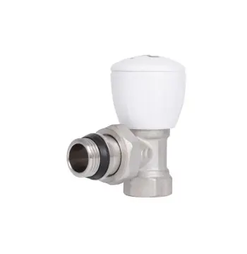 Кран радіаторний Thermo Alliance Standart Powerful 1/2" з антипротіканням кутовий SF232W15