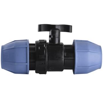 Кран шаровый ПНД Vsplast 63 6001