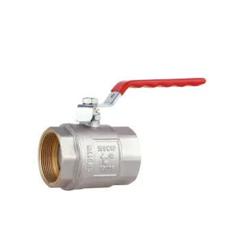 Кран кульовий Thermo Alliance Standart SD600NW50PN40 латунний нікельований важільний 2" ВВ для води (SD600NW50PN40)