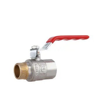 Кран кульовий Thermo Alliance Standart SD605NW20PN40 латунний нікельований прямий важільний 3/4" ВЗ для води (SD605NW20PN40)