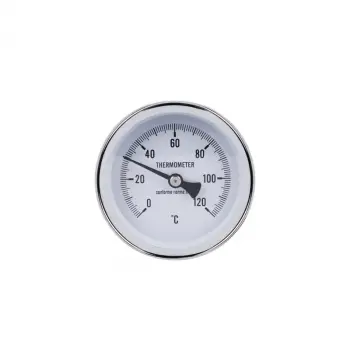 Термометр аксіальний Thermo Alliance Standart SD17440MM металевий 63 мм до 120°С 1/2 (SD17440MM)