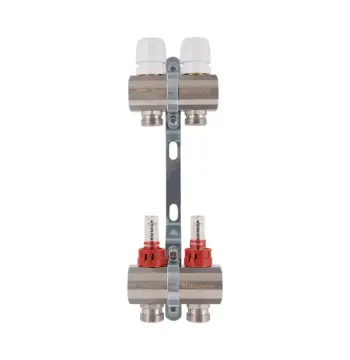 Колектор Thermo Alliance Standart латунний з витратомірами 1" на 2 виходи (SD235W2)