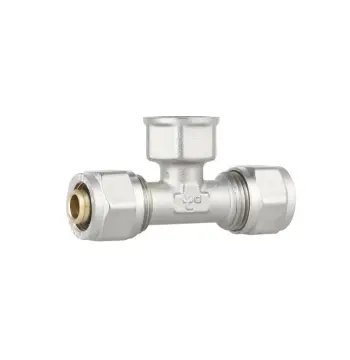 Трійник обтискний Thermo Alliance 16х1/2х16 Forte 16х1/2"х16 латунний з внутрішньою різьбою (SF177W161516)