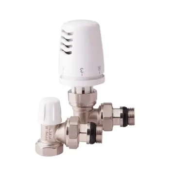 Термостатичний комплект Icma KIT_1100774-940805-940 KIT G 1100 +774-940 +805-940 латунний нікельований кутовий 3/4" з антипротіканням (82KITGAE061100)