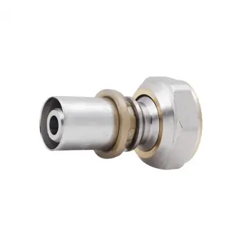 Прес-перехідник редукційний Icma 16х3/4 416 16x3/4" латунний з внутрішньою різьбою та накидною гайкою (81416AEGH06)