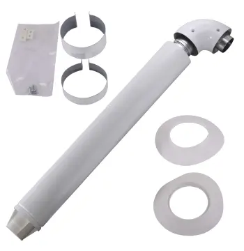 Димохід коаксіальний Ariston 750 мм, ø 60/100 з коліном д/конвекціонного котла, 3318001