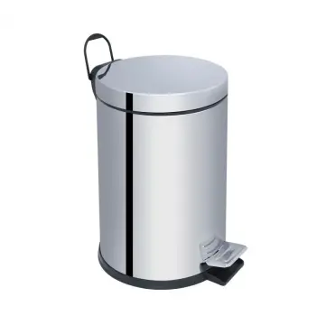 Відро для сміття Lidz LDORE0108CRM22255 Oreo 0108 хромоване на 8 л з педаллю (LDORE0108CRM22255)