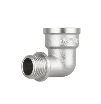 Кутик редукційний Thermo Alliance 3/4х1/2 Forte 3/4"х1/2" ВЗ латунний нікельований (SF3702015)