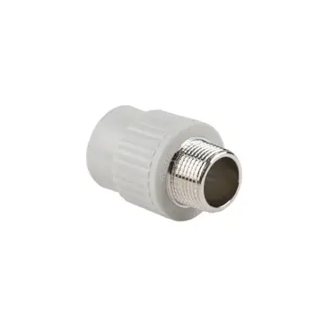 Муфта PPR Thermo Alliance 25х3/4" сіра з латунною зовнішньою різьбою (DSB3045)