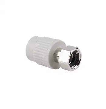 Муфта PPR Thermo Alliance 20х1/2" сіра з латунною накидною гайкою (DSI301)