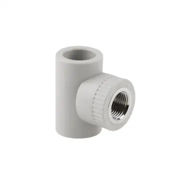 Трійник Thermo Alliance 25х1/2х25 PPR 25х1/2"х25 ВР сірий поліпропіленовий з латунною вставкою (DSC202)
