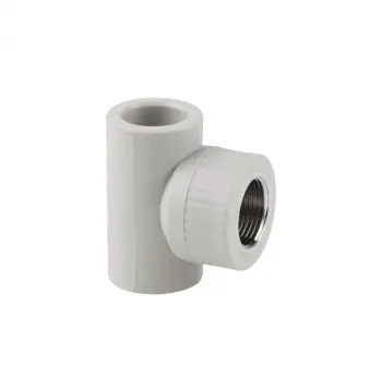 Трійник Thermo Alliance 25х3/4х25 PPR 25х3/4"х25 поліпропіленовий сірий з латунною внутрішньою різьбою (DSC2035)
