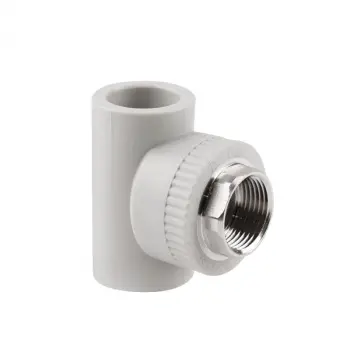 Трійник Thermo Alliance PPR 32х1"х32 сірий з латунною внутрішньою різьбою (DSC206)