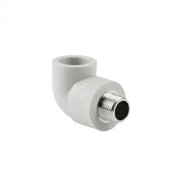 Кутик PPR Thermo Alliance 25х1/2" сірий з латунною зовнішньою різьбою (DSE402)