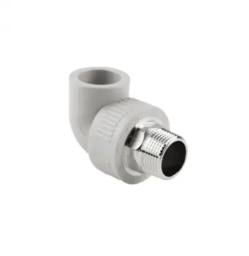 Кутик PPR Thermo Alliance 32х1" ЗР з латунною різьбою, сірий (DSE406)