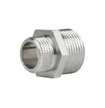 Ніпель редукційний Icma 1/2х3/4 1211 латунний нікельований 1/2"х3/4" ЗЗ (811211ADAE06)