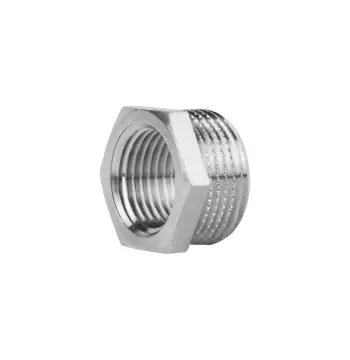 Футорка Icma 3/4"х1/2" №1212 нікельована латунна з зовнішньо-внутрішньою різьбою (811212ADAE06)