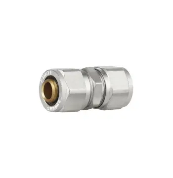 Муфта обтискна Thermo Alliance SF170W2020 Forte 20 латунна нікельована рівнопрохідна (SF170W2020)