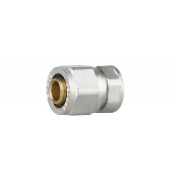 Муфта обтискна Thermo Alliance Forte 20х1/2" нікельована латунна з внутрішньою різьбою (SF171W2015)