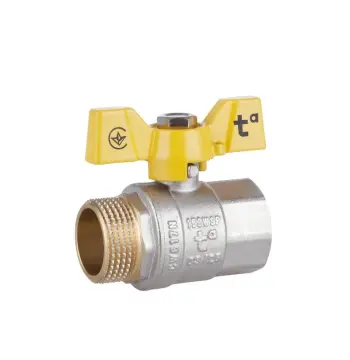 Кран кульовий Thermo Alliance Standart SD607NG25PN40 латунний для газу 1" ВЗ (SD607NG25PN40)