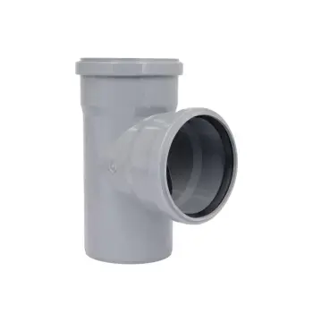 Трійник PPR TA Sewage 110 90° сірий поліпропіленовий для внутрішньої каналізації (TASTRPP90110)