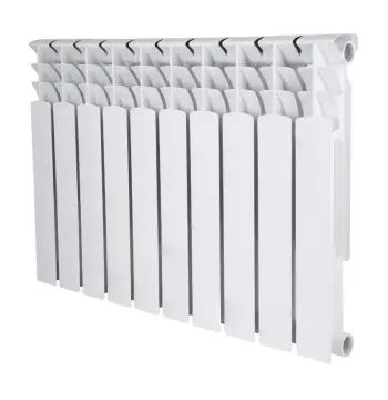 Радіатор опалення Thermo Alliance Bi-Ferrum 500/96 біметалічний білий, 10 секцій з бічним підключенням (AE50096B)