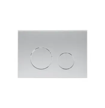 Панель змиву Qtap Nest QT0111M11111SAT пластикова сатинова дворежимна (QT0111M11111SAT)