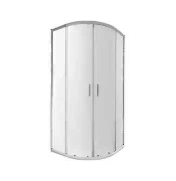 Душова кабіна Qtap Taurus CRM1099AC6 90×90 мм см розсувна, чверть кола, хромована, з прозорим склом 6 мм та покриттям CalcLess, без піддона (TAUCRM1099AC6)