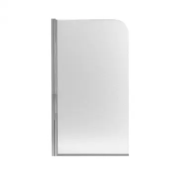 Штора для ванной Qtap Standard CRM407513APL распашная, хромированная, с матовым стеклом 6 мм, левая, 75×140 мм см (STDCRM407513APL)