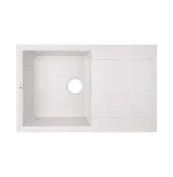 Кухонна мийка Lidz 790x495/230 WHI-01 (LIDZWHI01790495230)