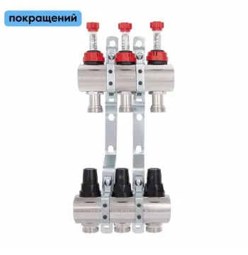 Колектор з витратомірами Thermo Alliance Forte SF001W3 латунний на 3 контури 1 (SF001W3)