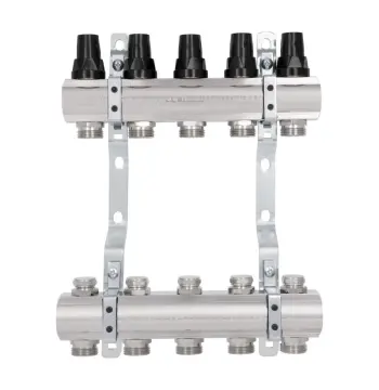 Колектор Thermo Alliance Forte SF002W5 латунний 1" на 5 виходів (SF002W5)