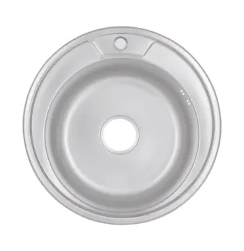 Кухонна мийка Lidz 510-D micro decor товщиною 0, 8 мм (LIDZ510MDEC08)