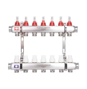 Колектор з витратомірами Thermo Alliance Standart 1" 7 виходів SD0047