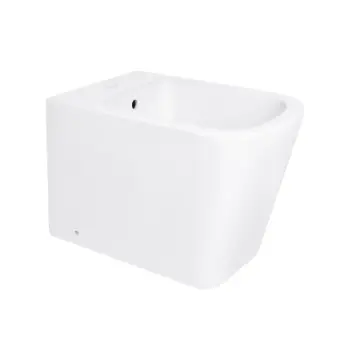 Біде підлогове Qtap QT1744003CW Tern керамічне біле з вертикальним випуском (QT1744003CW)
