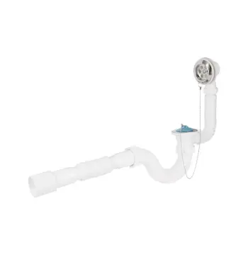 Сифон для ванни Lidz (WHI) 60 03 V001 00 прямоточний (вихід 50 мм)
