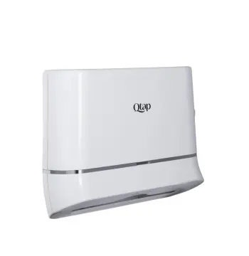 Тримач для паперових рушників Qtap Pohodli QTDR600WP білий пластиковий настінний 300 мм (QTDR600WP)