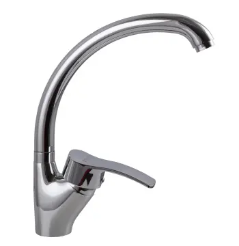 Змішувач для кухні Globus Lux QUEENSLAND GLQU-0203S-BIG боковий на ГАЙЦІ-(картридж Sedal)