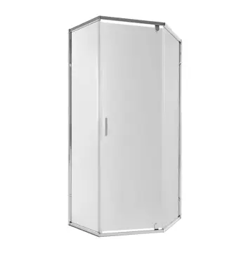 Душова кабіна Qtap Scorpio CRM10115-AC6 хромована 100×100 мм см з прозорим склом 6 мм, з покриттям CalcLess, без піддона (SCOCRM10115AC6)