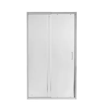 Душевая дверь в нишу Qtap CRM201-11C6 Taurus CRM201-11.C6 хромированная с прозрачным стеклом 6 мм с покрытием CalcLess (TAUCRM201112C6)