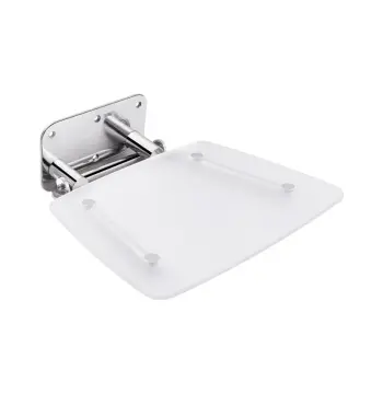 Сидіння для душу Qtap Comfort CRM5035 хромоване з нержавіючої сталі та ABS-пластику, навантаження до 250 кг (COMFCRM5035)