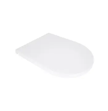Сидіння для унітаза Qtap Robin Slim QT99HY2049W дюропластове біле з мікроліфтом та швидким зняттям (QT99HY2049W)